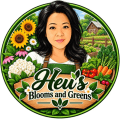 Heu’s Blooms and Greens logo